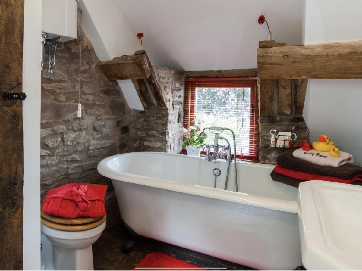 Ty Fferm Hen, Ancient Farmhouse, Coity Bach Talybont-on-Usk エクステリア 写真